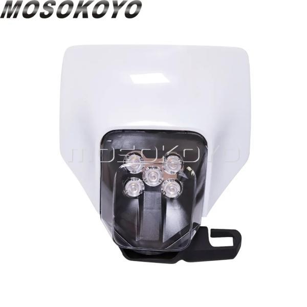 並行輸入品 オフロードバイク モトクロス fete 150/250/300/350/450/501/250i/300i マスク ヘッドライトエンデューロMX二重スポーツヘッドライトフロント連の画像