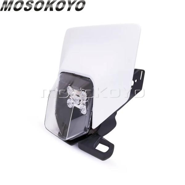 並行輸入品 オフロードバイク モトクロス fete 150/250/300/350/450/501/250i/300i マスク ヘッドライトエンデューロMX二重スポーツヘッドライトフロント連の画像