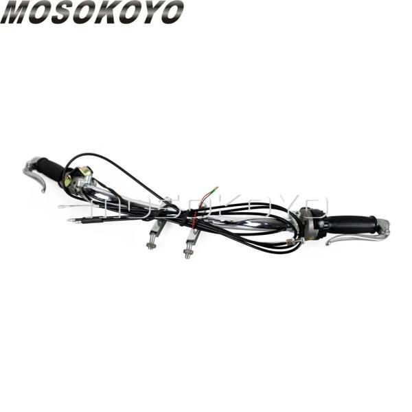 並行輸入品 BMW バイク クローム 用コンプリートハンドルバーグリップブレーキケーブルレバーzundapp db ds dbk ks ks750 m72 r12 r66 dnepruralサイドカーの画像