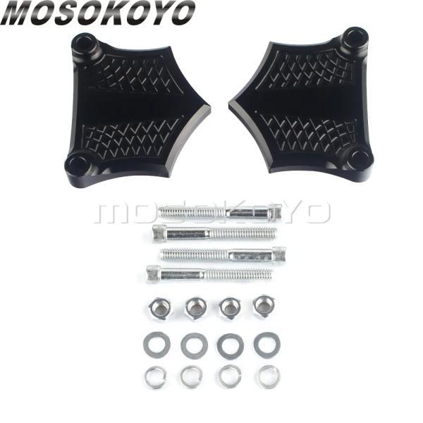 並行輸入品 ハーレーダビッドソン cnc 0.64インチ16mmフロントフェンダーブラケットスペーサー取付ボルト付23インチ26インチの画像