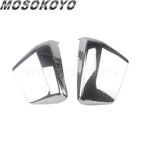 並行輸入品 ホンダシャドウエアロ VT400 VT750 VT 400 750 バイク 2004-2011 クロム MOTO 左右側バッテリーカバーの画像