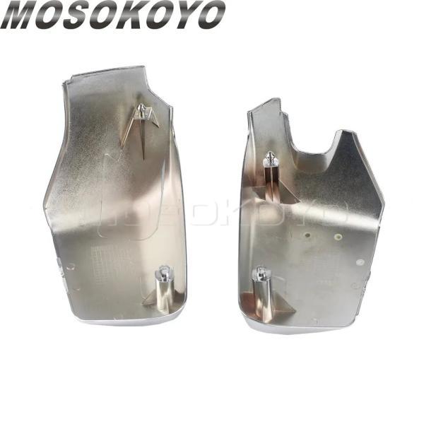 並行輸入品 ホンダシャドウエアロ VT400 VT750 VT 400 750 バイク 2004-2011 クロム MOTO 左右側バッテリーカバーの画像