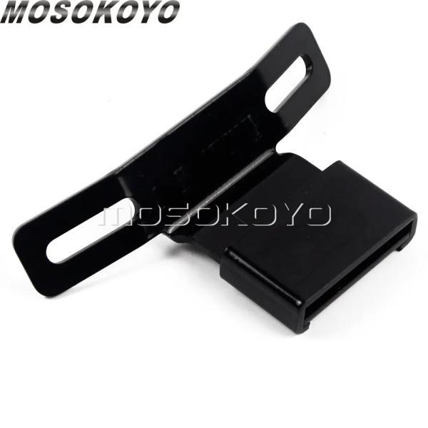 並行輸入品 ハーレー2007アップソフテイルクラシックPUレザー差込式バックレストパッド用黒バイク取り外し可能調節可能ドライバーバックレストの画像