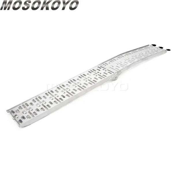 並行輸入品 ローディング傾斜路アルミニウム トラック傾斜路 atv utv バイク汎用ローディング荷下す梯子傾斜路結び_1