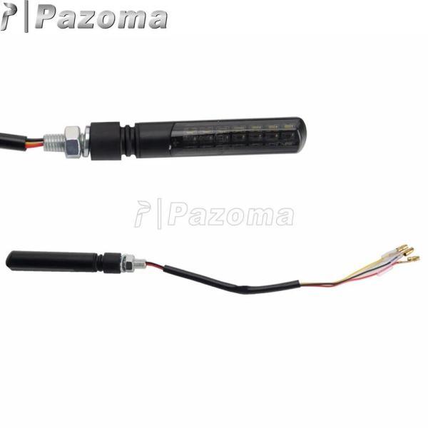 並行輸入品 バイクパーツ モーターサイクルブラインド用ミニLEDターンシグナル モーターサイクルライト 8mm ラボライト ホワイトニングローダーカーテン アの画像