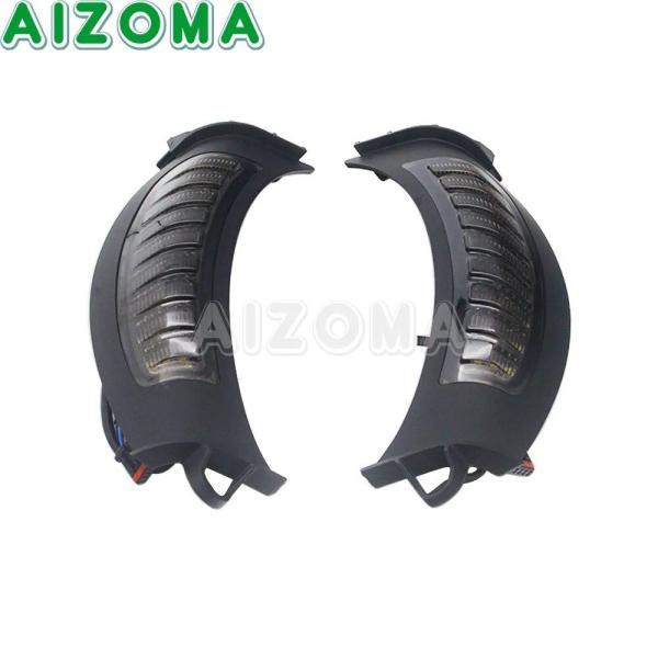 並行輸入品 バイクパーツ Ledヘッドライト用サイドターンシグナルライトマーカーdrlロードグライドfltrxの画像
