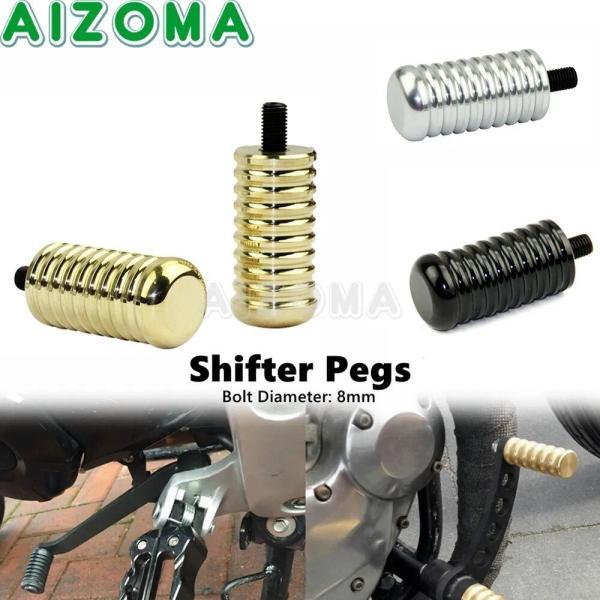 並行輸入品 汎用 レトロ バイク フットレスト 直径25mm ハーレー ホンダ スズキ ヤマハ カワサキ クルーザー用の画像