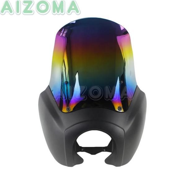 並行輸入品 フロントガラス ウインドブレーカー ydyna ローライダー ワイドグライドストリートボブ fxdバイクヘッドライト_2