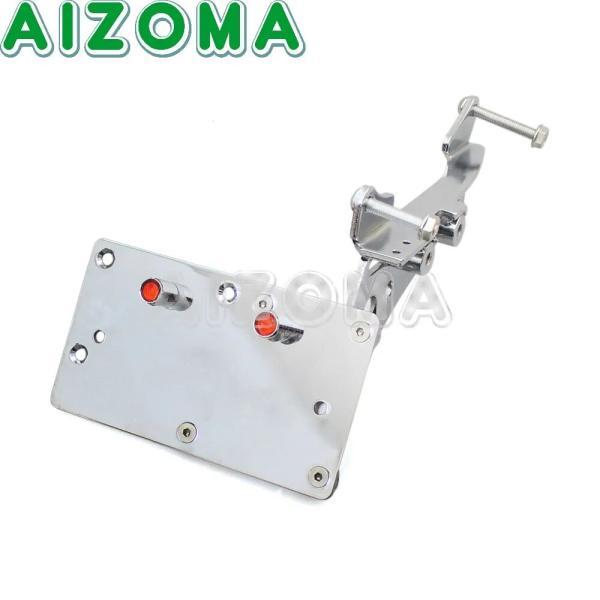 並行輸入品 バイク led テールライトサイドマウントナンバーブラケットホルダーハーレースポーツスター 883 1200 xl 2004-2017 カスタムの画像