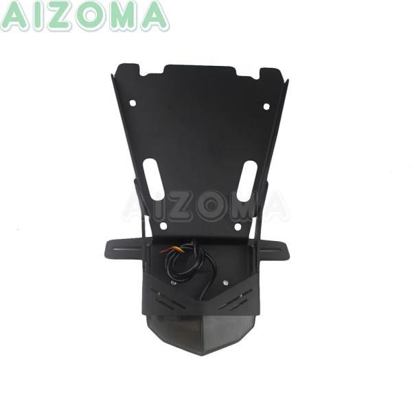 並行輸入品 BMWバイク バイク用リアナンバープレートブラケットアセンブリ 9 t 2014-16 2017 2018用ブレーキストップライト ライセンスホルダー付きの画像