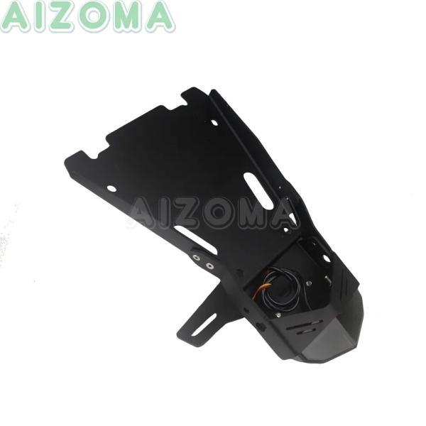 並行輸入品 BMWバイク バイク用リアナンバープレートブラケットアセンブリ 9 t 2014-16 2017 2018用ブレーキストップライト ライセンスホルダー付きの画像