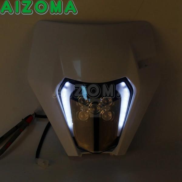 並行輸入品 バイク新ledヘッドライトヘッドランプヘッドランプライトsx xc exc XC-W SX-F XCF-W fc fe fx te tc tx 10-20 2014 2015 2017の画像