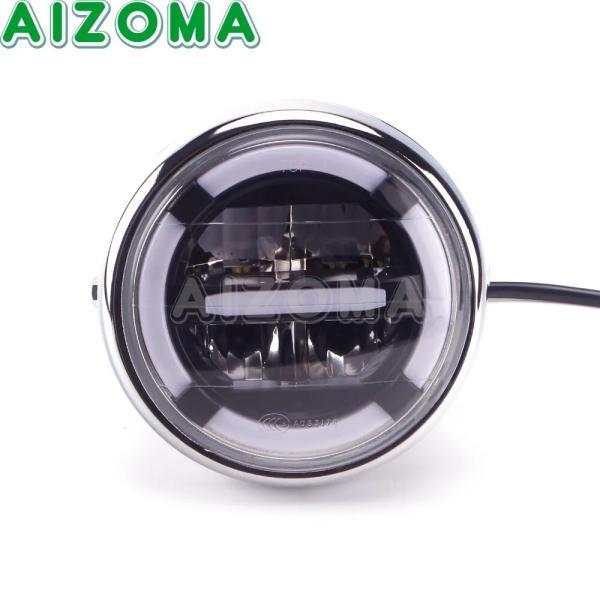 並行輸入品 汎用 レトロヘッドライト ハイビーム ロービーム ハーレー ホンダcg125 gn125 cb cl ヤマハ カワサキスカフェレーサー用_1