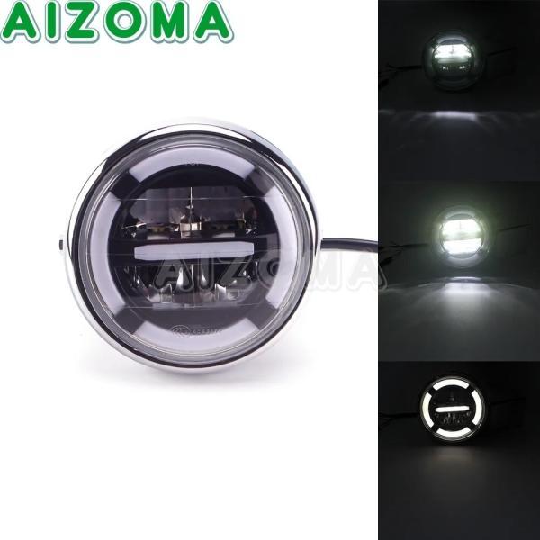 並行輸入品 汎用 レトロヘッドライト ハイビーム ロービーム ハーレー ホンダcg125 gn125 cb cl ヤマハ カワサキスカフェレーサー用_5