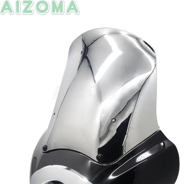 並行輸入品 フロントガラス 15インチフロントガラスフェアリング ハーレー デナ ファットボブ用カバー 1987-17