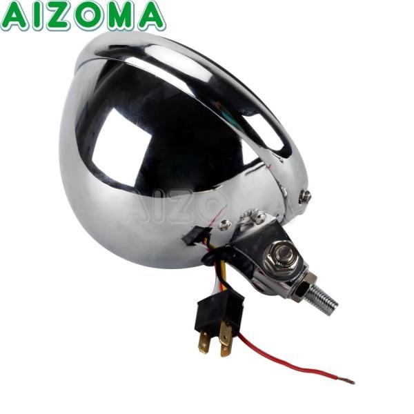 並行輸入品 LEDヘッドランプ5.75 5?3/4インチ ハイビームアイライト ハーレーナソフテイル スポーツスター ツーリング クラブ用の画像