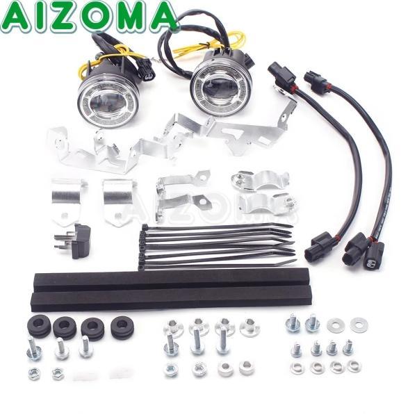 並行輸入品 バイクDC12 24vストロボledフォグライトフォグランプアタッチメントキットホンダゴールドウィングツアーGL1800 gl 1800 2018アップ2019 2020 2の画像