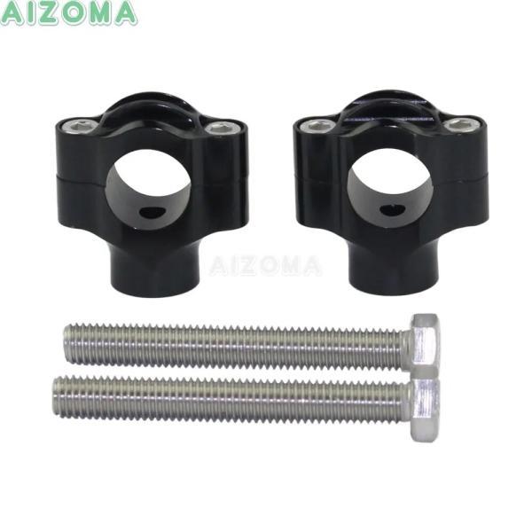 並行輸入品 汎用 7/8 ''バイクcnc合金バークランプ22mmsportstersヤマハBMW ホンダ スズキカフェレーサーの画像