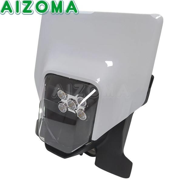 並行輸入品 ダートバイクledヘッドライトヘッドランプライトhus fc 250 350 450 fx 350 450 te/fe 125-501 tx 300 2016-2021エンデューロの画像