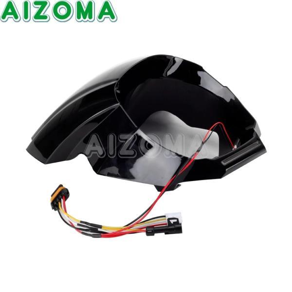 並行輸入品 バイク ヘッドライト保護カバー LEDライト付きフェアリングプロテクター パイレーソフテイル 114 fxbr fxbrs 2018-2022 2021の画像