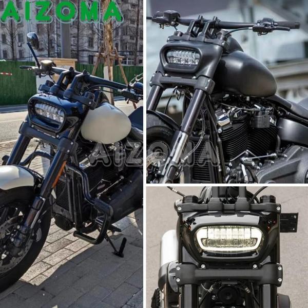 並行輸入品 LEDバイク バイクヘッドライトアセンブリ 9.8インチ ハイカーレービーム 114 fxfb fxfbs 2018-2022_3