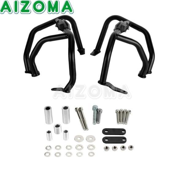 並行輸入品 スチールバイク バイクエンジンプロテクター ホンダgoldwing 1800 gl1800f6b f6c用ホールバー保護 ツートントケージ