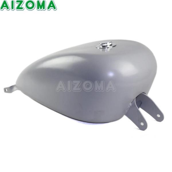 並行輸入品 バイク用燃料タンク グレー燃料ガスタンク ハーレースポーツスターxl1200 xl883 xl 3.3 1200 カスタム 833の画像