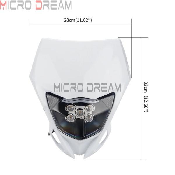 ブランド登録なし - 並行輸入品 エンデューロled自動二輪車 自動二輪車前照灯 ダブル運動競技前照灯 ヤマハwr250 wr450 wr wrf ttr TT-R yz YZ-F 85-450