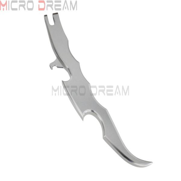 並行輸入品 バイク cncアルミキックスタンドスズキブルバードM109R 2006-2014シルバーサイド足ホルダーサポート_4