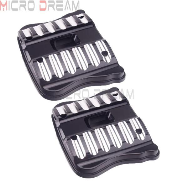 並行輸入品 ハーレースポーツスターxl883xl1200アイアンxl883nカスタムナイトスター04-17用ネジ付きバイク バイクブラックアクセントxlロッカーボックスト_3