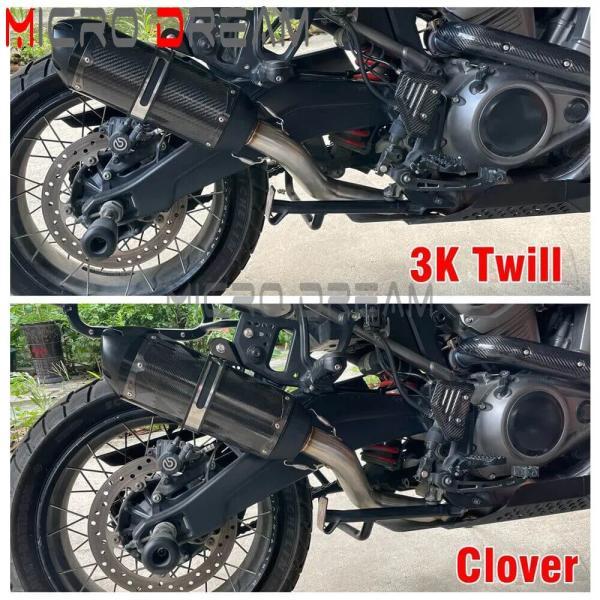並行輸入品 バイク用エキゾーストサイレンサー 取り付けネジ付き ハーレーパンアメリカ用パイプ1250スペシャルra1250s ra1250 21の画像
