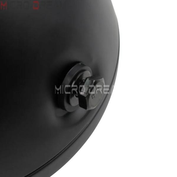 並行輸入品 7インチ バイク LEDヘッドライトハウジング 汎用ヘッドランプ ハーレー スポーツスター ソフテイル ツーリングカスタム用取り付けシェルの画像
