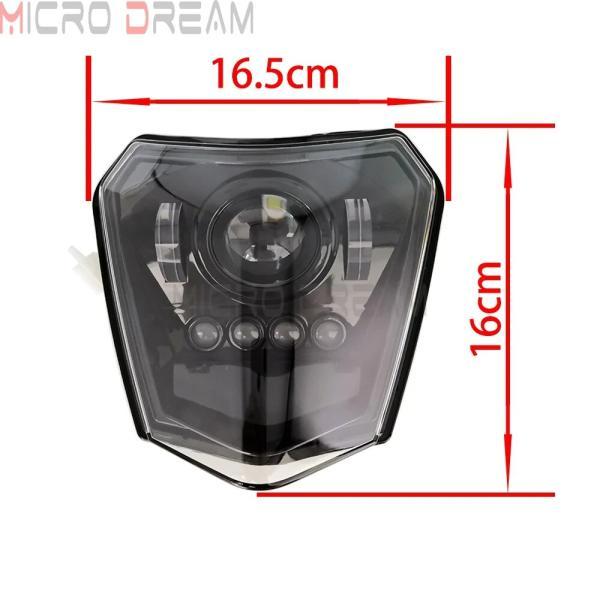 並行輸入品 モトクロス用防水ledヘッドライト exc xc xcf用ハイ/ロービームヘッドライトXC-W EXC-F EXC-F 6日_3