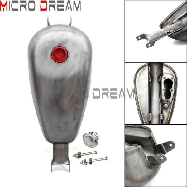 並行輸入品 レトロバイク 燃料タンク2.4ガロン ハーレースポーツスターxl 72 883 1200 42 カスタムロードスター スーパーロー07-21用キャップ付き_1