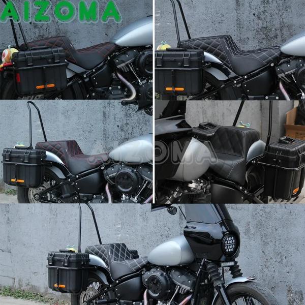 並行輸入品 ハーレー バイクドライバライダー助手席ゲルパッド ヘリテイクラシックflhc 114 flhcsストリートボブfxbb 114 fxbbsスリムflslの画像