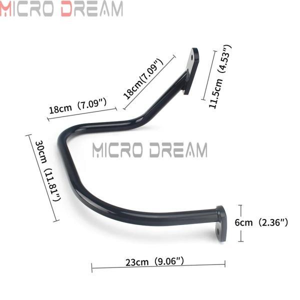 並行輸入品 用ビッドソンソフテイルデラックスflstn 22mm7/8インチ バイクリア高速ロードサドルブラケットガードバンパーレールクラッシュバー2005-2017_1