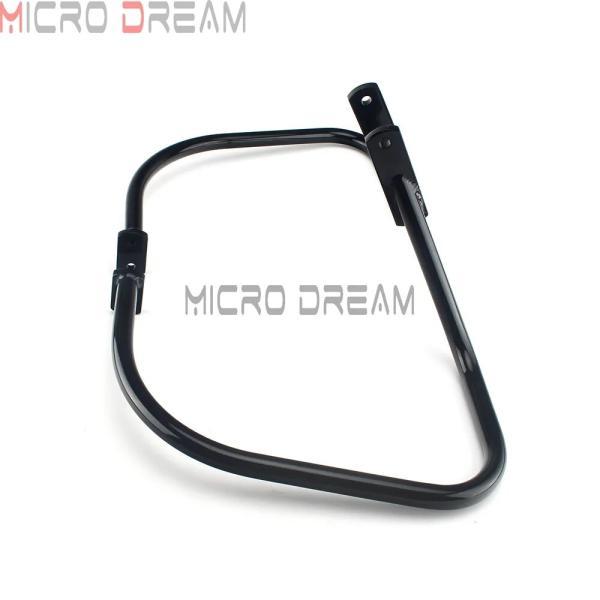 並行輸入品 用ビッドソンソフテイルデラックスflstn 22mm7/8インチ バイクリア高速ロードサドルブラケットガードバンパーレールクラッシュバー2005-2017_4