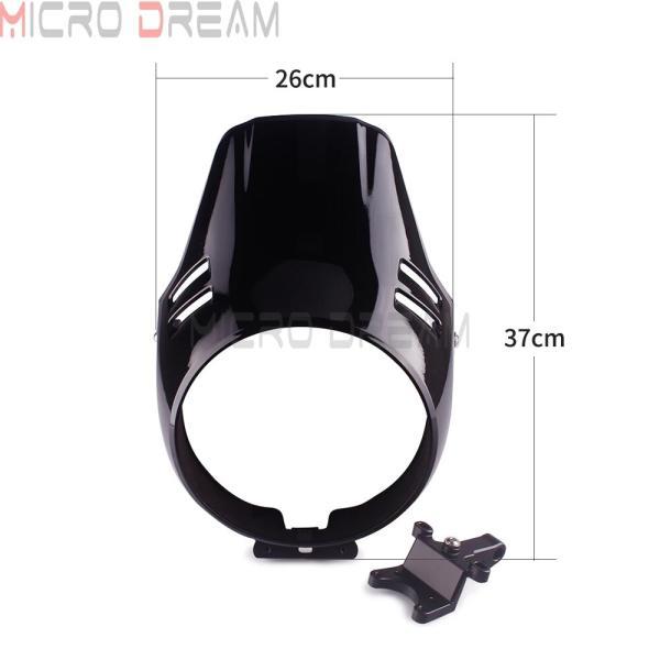 並行輸入品 バイクヘッドライト フェアリング バイクフロントカバー BMW R用カバー 障害者用 2016-2019 w/マウントキット_1