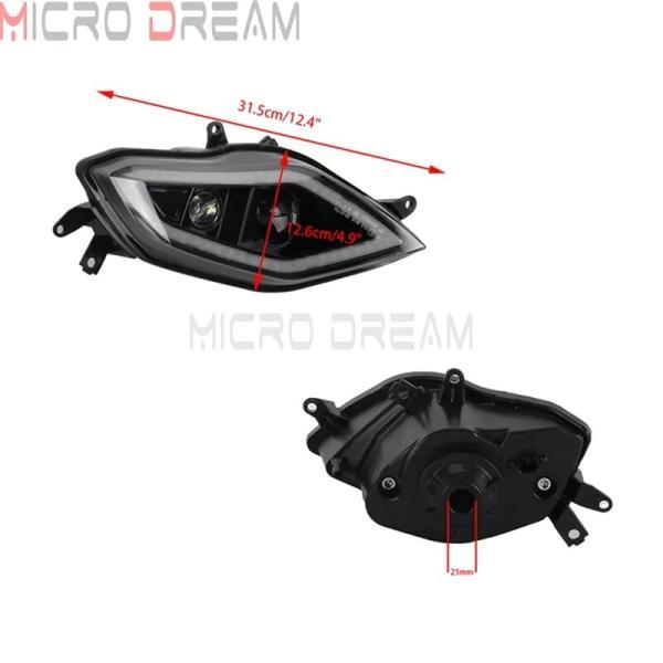 並行輸入品】 バイク バイクLEDヘッドライトアセンブリ ddrlヘッド