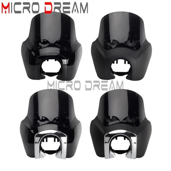 並行輸入品 12インチ ヘッドライトフェアリングフロントヘッドライトガラス \u0026 トリムベゼル ハーレードナfld fxdxtfxbb fxd fxtefxdgfxdbクラブスタイルの画像