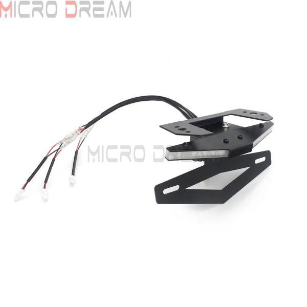 並行輸入品 バイク バイクテールフェンダーリムーバー アンバーledウィンカーライト ナンバープレートホルダーキット mv agusta brutale 675 2013-2019用_1