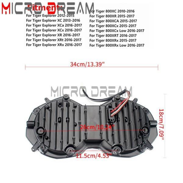 並行輸入品 バイク用LEDヘッドライト ハイキング用ライト エンジェル目 12v 110w/lo tiger 800 xc/xr/xca/xcx explorer xc xr xcx rt xrxの画像