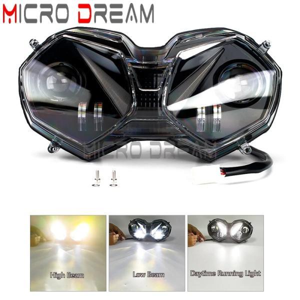 並行輸入品 バイク用LEDヘッドライト ハイキング用ライト エンジェル目 12v 110w/lo tiger 800 xc/xr/xca/xcx explorer xc xr xcx rt xrxの画像