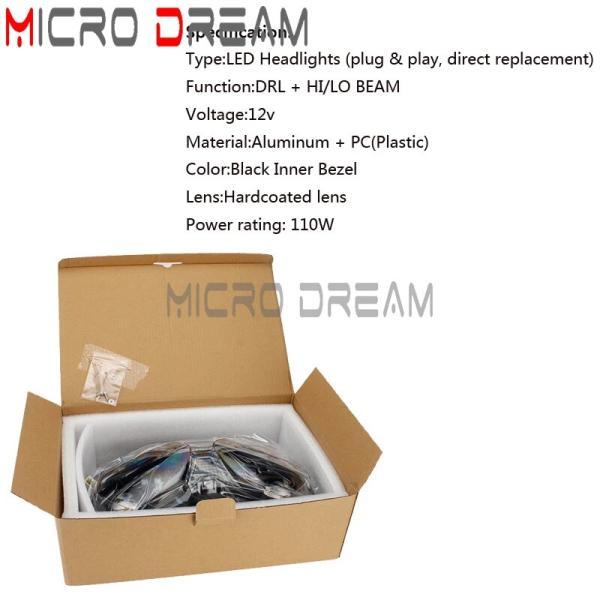 並行輸入品 バイク用LEDヘッドライト ハイキング用ライト エンジェル目 12v 110w/lo tiger 800 xc/xr/xca/xcx explorer xc xr xcx rt xrxの画像
