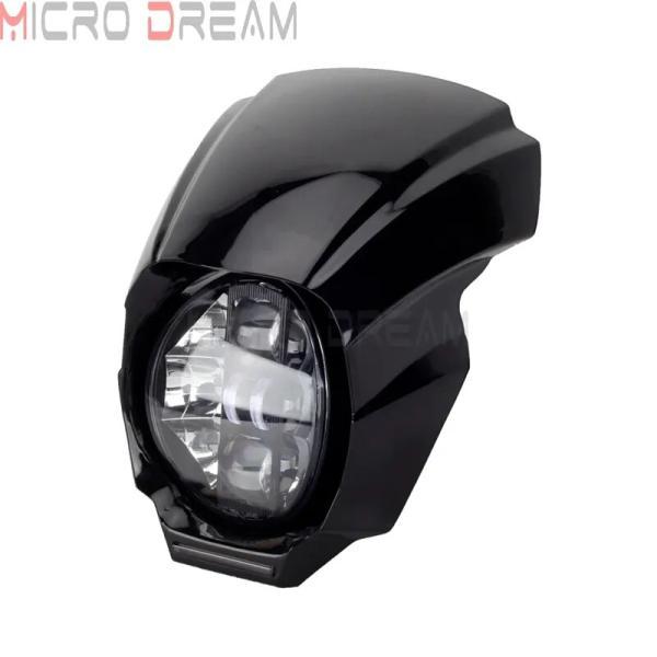 並行輸入品 Ledヘッドライトフェアリングw/drlライト高低ビームアセンブリソフ18-22ブレイクアウト114 107 fxbr fxbrsバイクヘッドライト_2