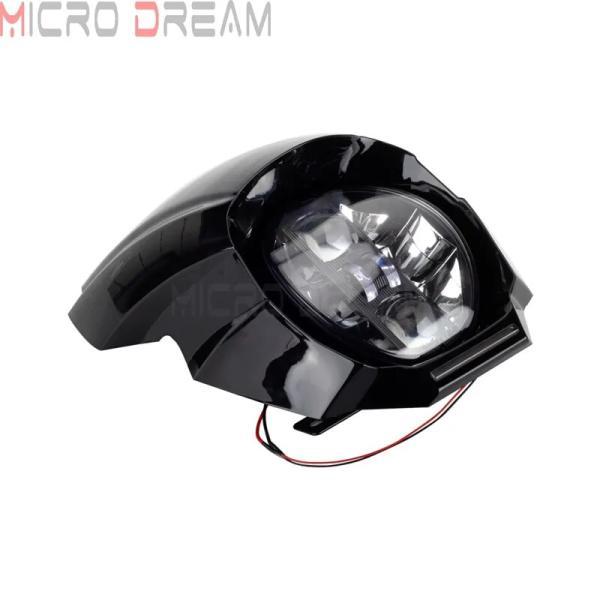 並行輸入品 Ledヘッドライトフェアリングw/drlライト高低ビームアセンブリソフ18-22ブレイクアウト114 107 fxbr fxbrsバイクヘッドライト_3