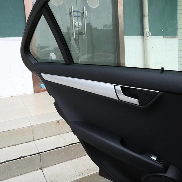 並行輸入品 メルセデス ベンツ CクラスW204 c180 c200 2009-2014用クロームドア装飾パネルカバートリムの画像