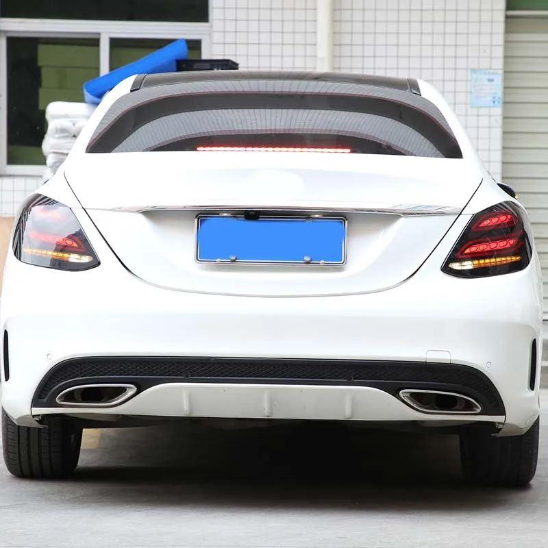並行輸入品 メルセデスベンツCクラスW205テールライトカバー スペアパーツ 装飾アクセサリー 2015 2021の画像