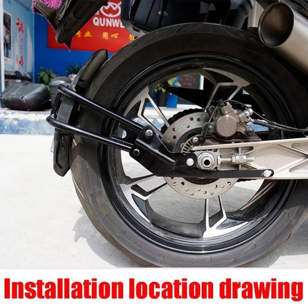 並行輸入品 155 u1 g g1 z2 u155 U1-155 g155 zt155 g 150用バイクアクセサリー フラップ付きリアフェンダー_1