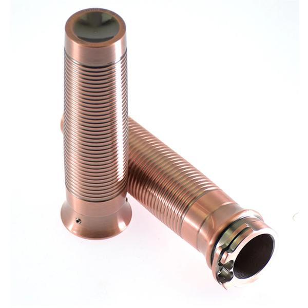 並行輸入品 バイクリアセットフットペグ25mm1インチ バーハンドグリップフットレストシフターペグ銅ハーレーダイナスポーツスターXL1200ツーリングロードグの画像